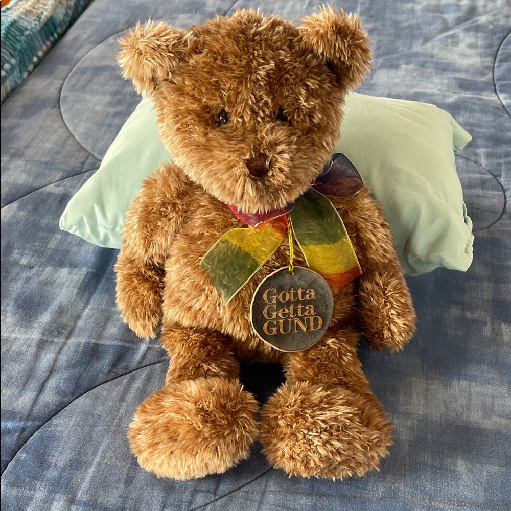 Gund teddy bear, excellent condition, only Gotta Get A Gund tag is aged